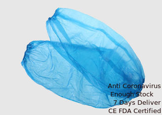 الصين اللون الأزرق المتاح الذراع كم غطاء بلاستيكي مخصص شهادة CE ISO المزود