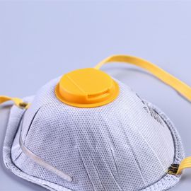 كأس تنفس FFP2 قناع مكافحة الغبار قناع حماية الوجه مع ارتداء الرأس المزود